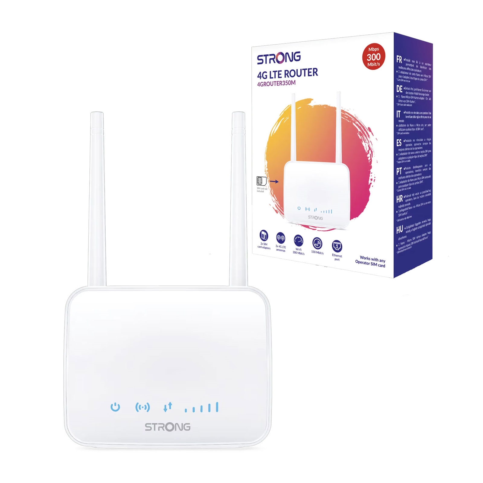 Strong 4GROUTER350MUK 4G LTE CAT4 N300 Unlocked Mobile Broadband Mini Wireless Router - My CMS Strong 4GROUTER350MUK 4G LTE CAT4 N300 Unlocked Mobile Broadband Mini Wireless Router
