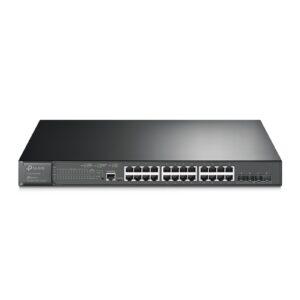 TP-Link JetStream TL-SG3428XMP 24-Port Metal Gigabit and 4-Port 10GE SFP+ L2+ Managed Switch with 24-Port PoE+ (384W)