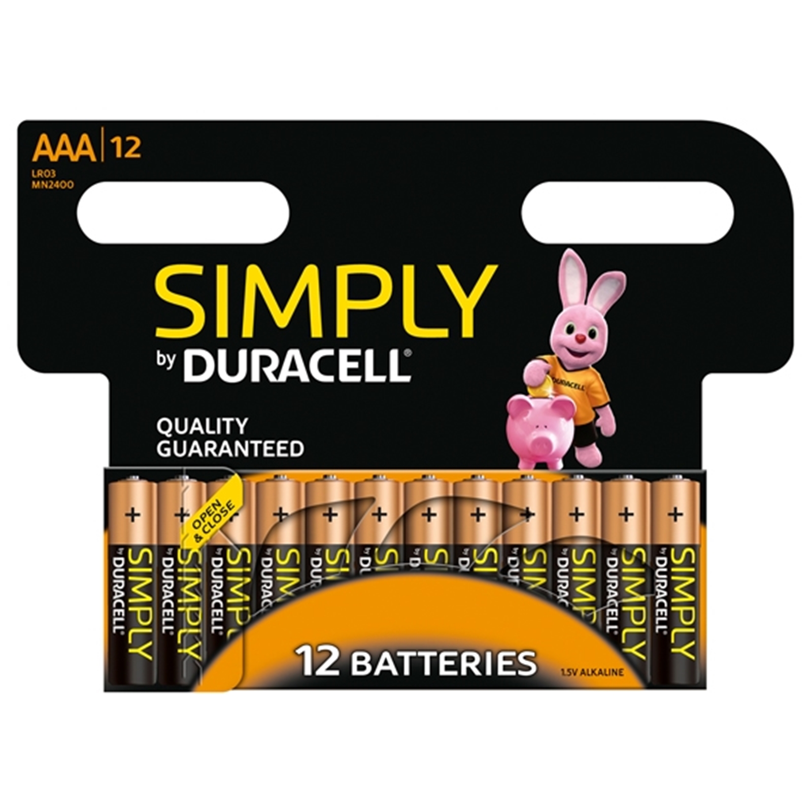 Duracell Simply Alkaline Pack of 12 AAA Batteries - My CMS Duracell Simply Alkaline Pack of 12 AAA Batteries