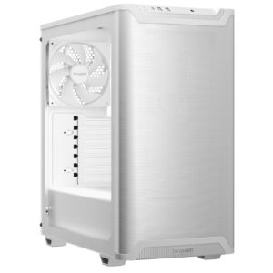 be quiet! Pure Base 501 Airflow Window White ATX Mid Tower Case with USB-A