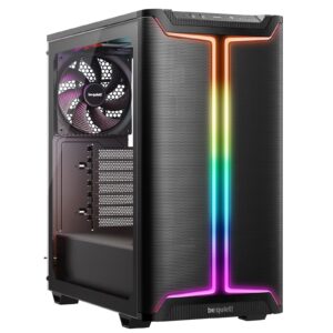be quiet! Pure Base 501 DX Airflow Window Black ATX Mid Tower ARGB Case with USB-A