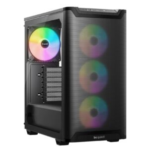 be quiet! Pure Base 501 LX Airflow Window Black ATX Mid Tower Case with USB-A
