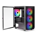 Tecware Forge M Omni Micro-ATX Case - Key-Lockable Tempered Glass