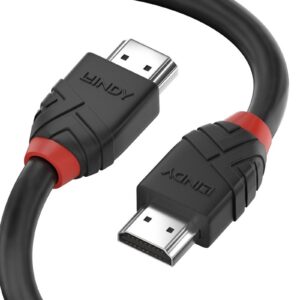 Lindy 36472 2m HDMI (M) 2.0 High Speed Black Line 4096x2160@60Hz Cable with Ethernet - Black - My CMS Lindy 36472 2m HDMI (M) 2.0 High Speed Black Line 4096x2160@60Hz Cable with Ethernet - Black