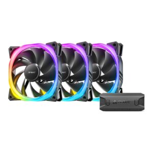 Antec Fusion 120mm ARGB 3 Fan Pack - My CMS Antec Fusion 120mm ARGB 3 Fan Pack
