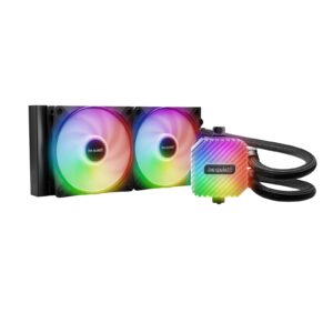 be quiet! Light Loop 240mm Liquid Cooler - High-Performance ARGB All-in-One Water Cooling System with Dual Light Wings LX PWM Fans - My CMS be quiet! Light Loop 240mm Liquid Cooler - High-Performance ARGB All-in-One Water Cooling System with Dual Light Wings LX PWM Fans