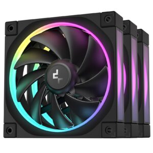 DeepCool FL12 120mm PWM 3 Pack Fan - High Performance