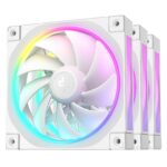 DeepCool FL12 120mm PWM 3 Pack White Fan - High Performance
