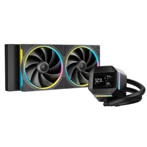 DeepCool LM240 Liquid CPU Cooler with 2.4" IPS Display