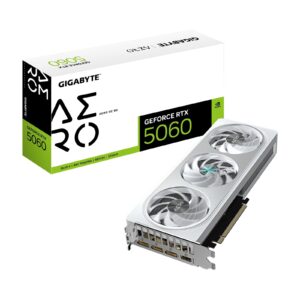 Gigabyte NVIDIA GeForce RTX 5060 Aero OC 8GB GDDR7 Graphics Card