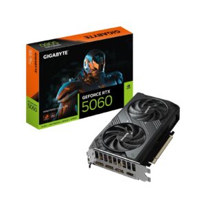 Gigabyte NVIDIA GeForce RTX 5060 WINDFORCE MAX OC 8G GDDR7 Graphics Card