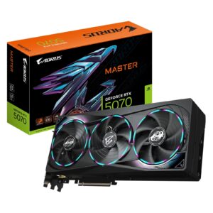 Gigabyte NVIDIA GeForce RTX 5070 AORUS MASTER 12GB GDDR7 Graphics Card