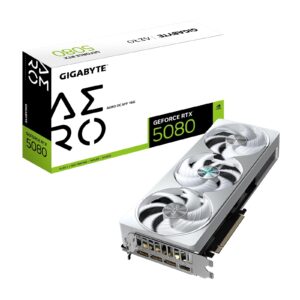 Gigabyte NVIDIA GeForce RTX 5080 AERO OC SFF 16GB GDDR7 Graphics Card