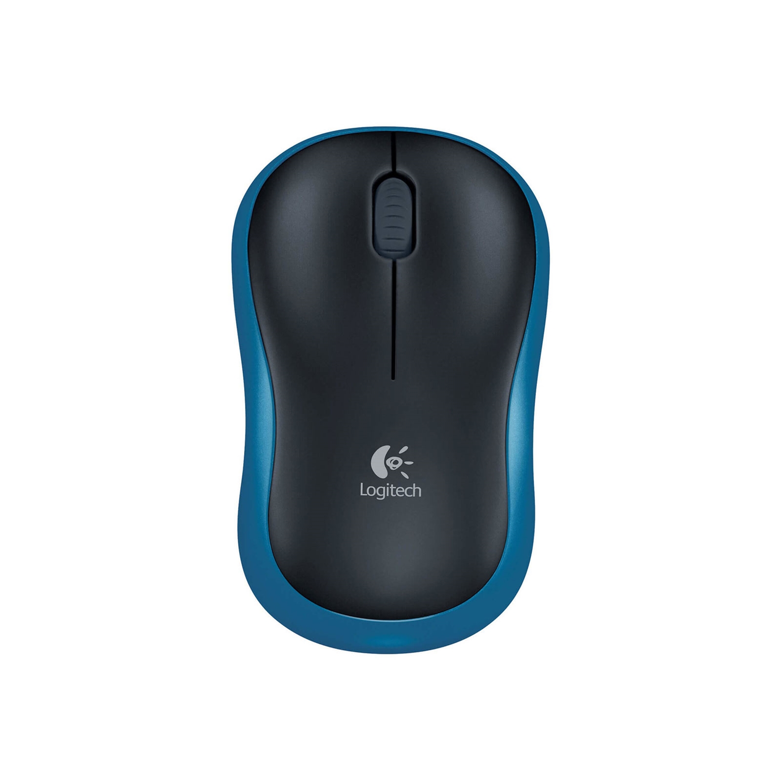 Logitech M185 Wireless Black & Blue Mouse - My CMS Logitech M185 Wireless Black & Blue Mouse