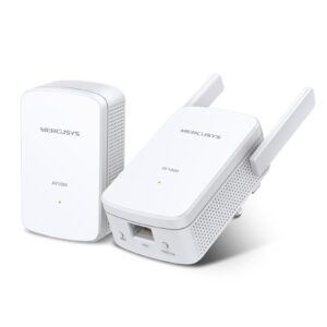 Mercusys MP510 KIT AV1000 Wireless N300 Gigabit Powerline Starter Kit (UK Plug) - My CMS Mercusys MP510 KIT AV1000 Wireless N300 Gigabit Powerline Starter Kit (UK Plug)