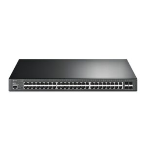TP-Link TL-SG3452XP 48-Port L2+ Managed GbE PoE+ Access Switch w/ 4 x 10G SFP+ Ports & 3-Year Omada Hosted Cloud Controller
