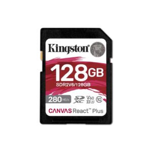 Kingston Canvas React Plus V60 128GB Memory Card - My CMS Kingston Canvas React Plus V60 128GB Memory Card