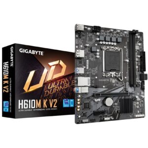 Gigabyte H610M K V2 DDR5 Anti-Sulfur Resistor Intel 1700 Socket Motherboard