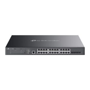 TP-Link Omada SG3428XPP-M2 24-Port 2.5GBASE-T and 4-Port 10GE SFP+ L2+ Managed Switch with 16-Port PoE+ & 8-Port PoE