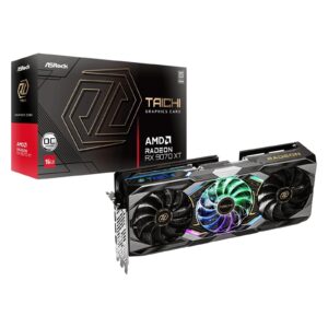 ASRock AMD Radeon RX 9070 XT Taichi 16GB OC GDDR6 Graphics Card