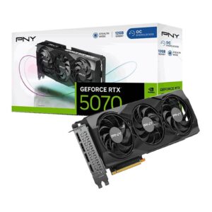 PNY NVIDIA GeForce RTX 5070 OC 12GB GDDR7 Graphics Card