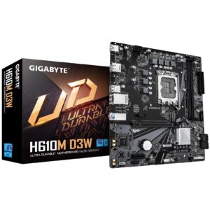 Gigabyte H610M D3W (Rev. 1.1) Intel 1700 Socket Motherboard