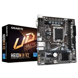 Gigabyte H610M H V2 (Rev. 1.0) Intel 1700 Socket Motherboard