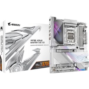 Gigabyte X870E AORUS MASTER X3D ICE AMD AM5 Socket Motherboard