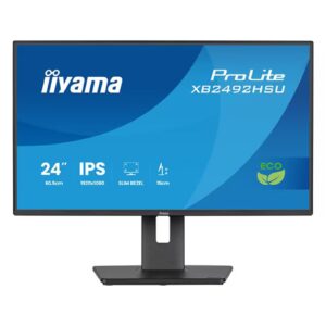 Iiyama ProLite 24-Inch 120Hz Full HD IPS Height Adjustable Monitor with Slim Bezel